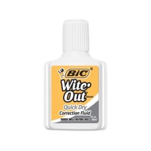 BIC WOFQDP1WHI Wite-Out Correction Fluid