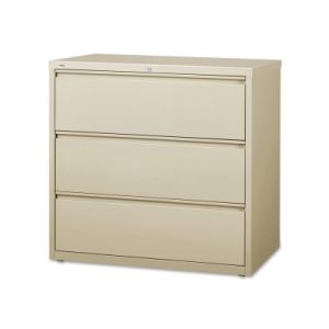 Lorell 88030 3-Drawer Putty Lateral Files