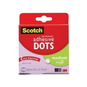Scotch 010300M Medium Craft Permanent Adhesive Dots
