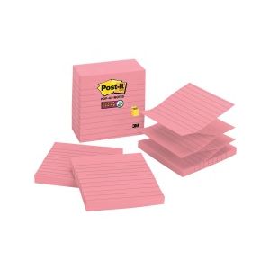 Post-it&reg; R440NPSS Super Sticky Pop-up Lined Notes Refills