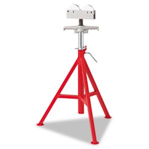 RIDGID 56672 RJ-99 High Pipe Stand, 32" to 55" High, Red