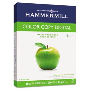 Hammermill 102467 Copy Paper, 100 Brightness, 28lb, 8 1/2 x 11, Photo White, 500/Ream
