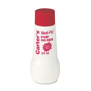 Carter's 21447 Neat-Flo Bottle Inker, 2 oz/59.15 ml, Red