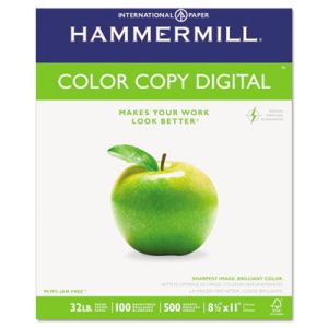Hammermill 102630 Copy Paper, 100 Brightness, 32lb, 8-1/2 x 11, Photo White, 500/Ream