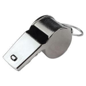Champion Sports 501 Sports Whistle, Medium Weight, Metal, Silver