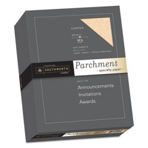 Southworth 894C Parchment Specialty Paper, Copper, 24lb, 8 1/2 x 11, 500 Sheets