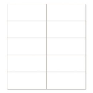 MasterVision FM2418 Dry Erase Magnetic Tape Strips, White, 2" x 7/8", 25/Pack