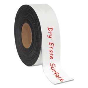 MasterVision FM2118 Dry Erase Magnetic Tape Roll, White, 2" x 50 Ft.