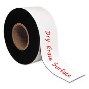 MasterVision FM2218 Dry Erase Magnetic Tape Roll, White, 3" x 50 Ft.