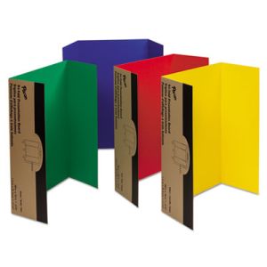Pacon 37654 Spotlight Corrugated Presentation Display Boards, 48 x 36, Assorted, 4/Carton