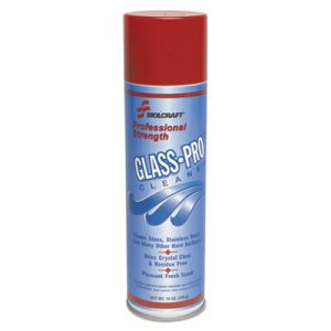 AbilityOne 5136864 7930015136864 Glass Pro Professional Strength Cleaner, Unscented,19oz Can,12/CT