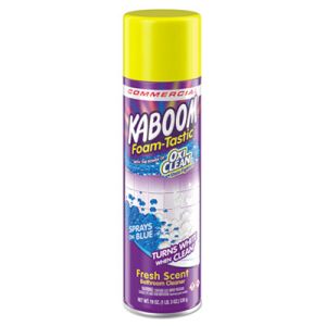 Kaboom 5703700071CT Foamtastic Bathroom Cleaner, Fresh Scent, 19 oz Spray Can, 8/Carton