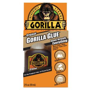 Gorilla Glue 5000206 Original Multi-Purpose Waterproof Glue, 2 oz Bottle, Light Brown
