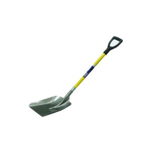 AbilityOne 6118066 5120016118066 Industrial Grade Steel Scoop Shovel, 29" Fiberglass Handle, D-grip, EA