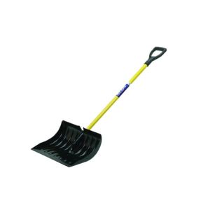 AbilityOne 6118069 5120016118069 Industrial Grade Snow Shovel, ABS Scoop, 40" Fiberglass Handle, D-grip, EA