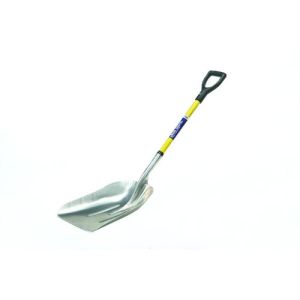 AbilityOne 6118075 5120016118075 Industrial Grade Grain Scoop Shovel,  Aluminum Head, 29" Fiberglass Handle, D-grip, EA