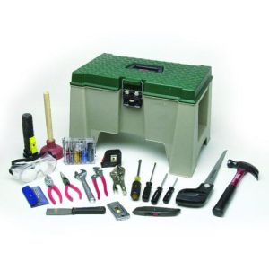 AbilityOne 4236468 5180014236468 Home Repair Tool Box-Tools Included, 20" x 13 1/2" x 13", KT