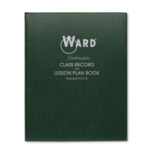 Ward 91018 Combination Record & Plan Book, 9-10 Weeks, 8 Periods/Day, 11 x 8-1/2