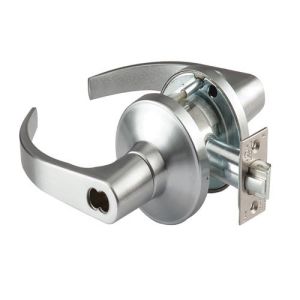 AbilityOne 534000NIB0237 NIB0237 Storeroom Cylindrical Lockset, Boston Lever, Inside/Outside Key Lock, Small Core, EA