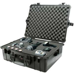 Pelican 1600-000-110 Large Protector Cases, 1600 Case, 16 1/2 in x 7.87 in x 21.43 in, Black