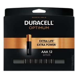 Duracell OPT2400B12PR Optimum Alkaline AAA Batteries, 12/Pack