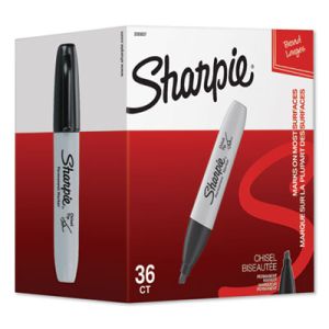 Sharpie 2083007 Chisel Tip Permanent Marker, Broad