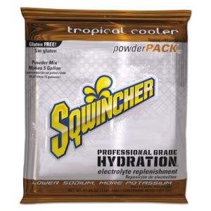 Sqwincher 016409-TC Powder Packs, Tropical Cooler, 47.66 oz, Pack
