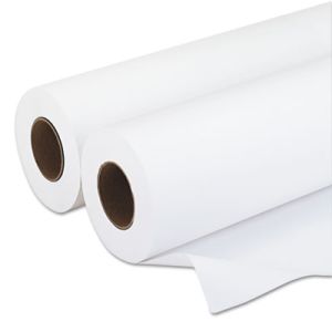 Iconex 9075-0202 Amerigo Wide-Format Paper, 20 lbs., 3" Core, 24"x500 ft, White, 2/Carton