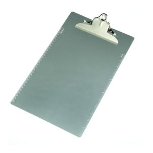 AbilityOne 4393398 7520014393398 Clipboard, Aluminum, Recycled, with Ruler, 9" x 15", EA