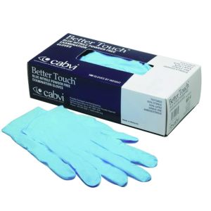 AbilityOne NIB0237 651500NIB0237 Medium, Powder-Free, Blue Nitrile Exam Gloves, 1000 per CS