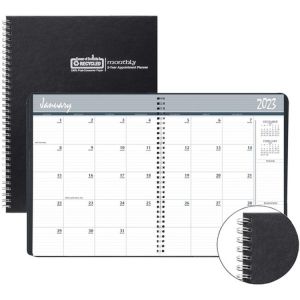 House of Doolittle 268002 100% Recycled Two Year Monthly Planner with Expense Logs, 6 7/8 x 8 3/4, 2024-2025