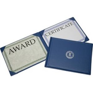 AbilityOne 1153250 7510001153250 Award Certificate Binder, 8 1/2 x 11, Air Force Seal, Blue/Silver