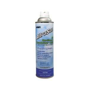 Misty 1037236EA AltraSan Air Sanitizer & Deodorizer, Fresh Linen, 10oz Aerosol Spray