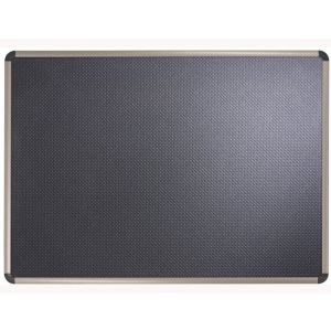 Quartet B367T Euro™ Prestige® 6X4 Embossed Foam Bulletin Board - Aluminum