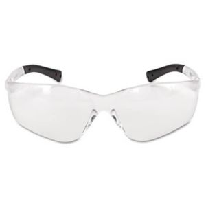 MCR Safety BK110AFBX BearKat Safety Glasses, Frost Frame, Clear Lens