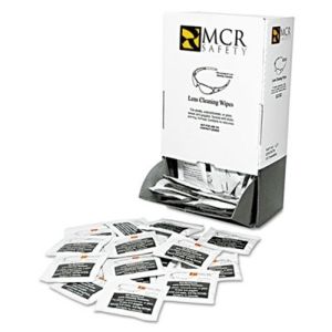 MCR Safety LCT Lens Cleaning Towelettes, 100/Box