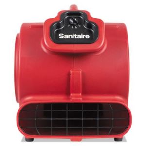 Sanitaire SC6056A Commercial Three-Speed Air Mover, 3758 fpm, Red, 20 ft Cord
