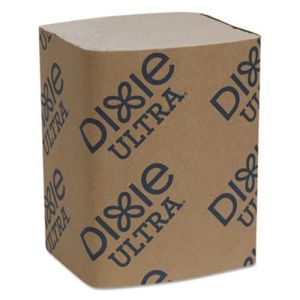Dixie Ultra 32019 Interfold Napkin Refills 2-Ply, 6 1/2" x 9 7/8", Brown, 6000/Carton