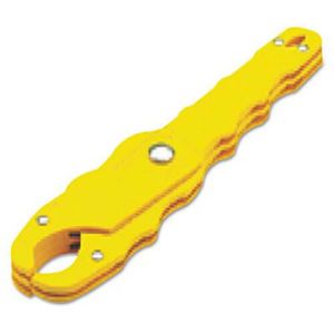 Ideal 34002 Medium Safe-T-Grip Fuse Puller, 7 1/2" Length, 0 100amp Fuses, Yellow