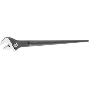 Klein Tools 3239 Adjustable Spud Wrench, 16" Length, 1 1/2" Opening, Chrome