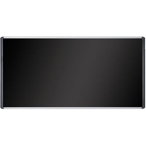 MasterVision MVI210301 8' x 4' Fabric Bulletin Board With Black Frame
