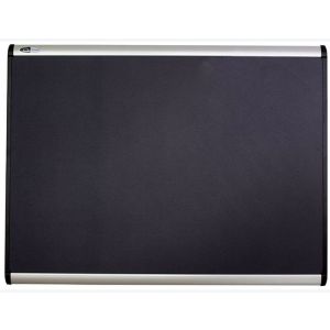Quartet MB543A Prestige Plus® 3x2 Magnetic Fabric Bulletin Board - Aluminum