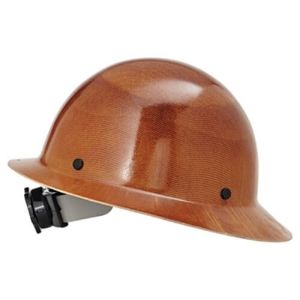 MSA 475407 Skullgard Protective Hard Hats, Ratchet Suspension, Size 6 1/2 - 8, Natural Tan
