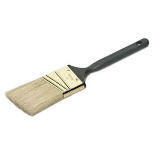 AbilityOne 5964251 8020015964251, 2" Angled Sash Paint Brush, Natural Bristle, Black Plastic Handle