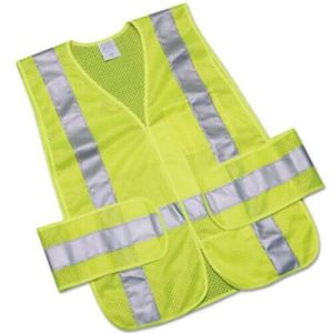 AbilityOne 5984875 8415015984875, Safety Vest--Class 2 ANSI 107 2010 Compliant, Lime, One Size