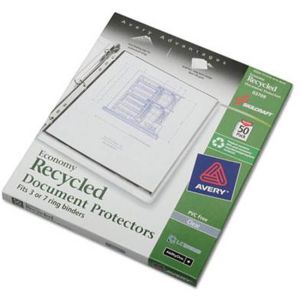 AbilityOne 6169670 7510016169670 Document Protector, 8 1/2 x 11, 7-Hole Punch