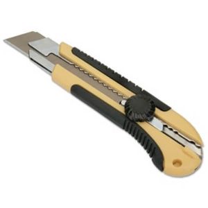 AbilityOne 6215259 5110016215259 Heavy-Duty Utility Knife, Cushion Grip, Snap-Off Blade, 25mm
