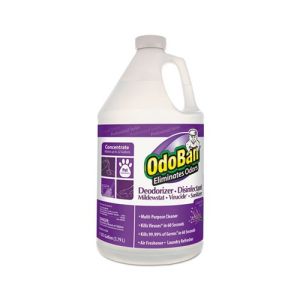 OdoBan 911162G4 Concentrated Odor Eliminator, Lavender Scent, 1gal Bottle, 4/CT