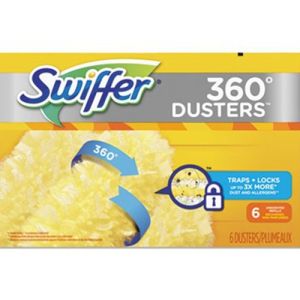 Swiffer 21620CT 360 Dusters Refill, Dust Lock Fibe