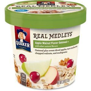Quaker Oats 31550 Real Medleys Apple Walnut Oatmeal